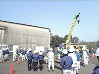 見える化委員会（重機死角体感学習）